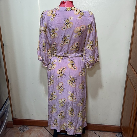 Madewell wrap floral print dress - Picture 4 of 6